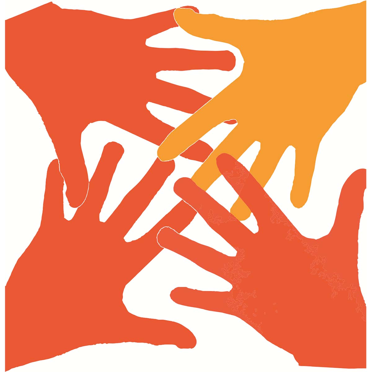 Röda och orange händer | Uddevallapartiet